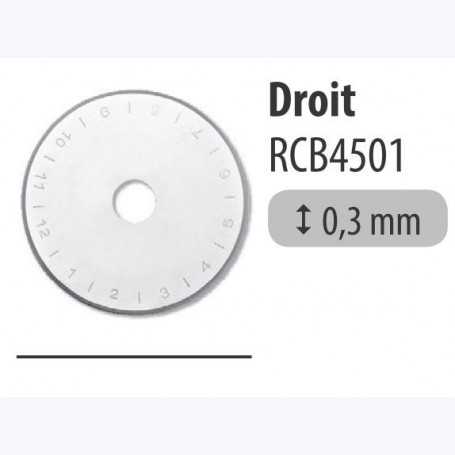 Lame 45mm DROITE - Pack 1 pièce