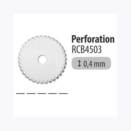 Lame 45mm perforation - Pack 1 pièce